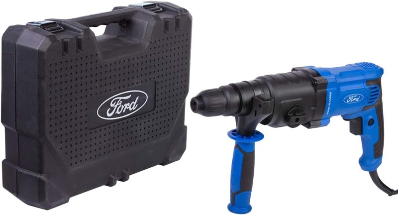 فورد مثقاب مطرقة دوارة SDS-Plus عالي التحمل بقوة 800 واط مع 4 وظائف، وكابل بطول 3 أمتار، وصندوق BMC، FP7-0021 - Image 4