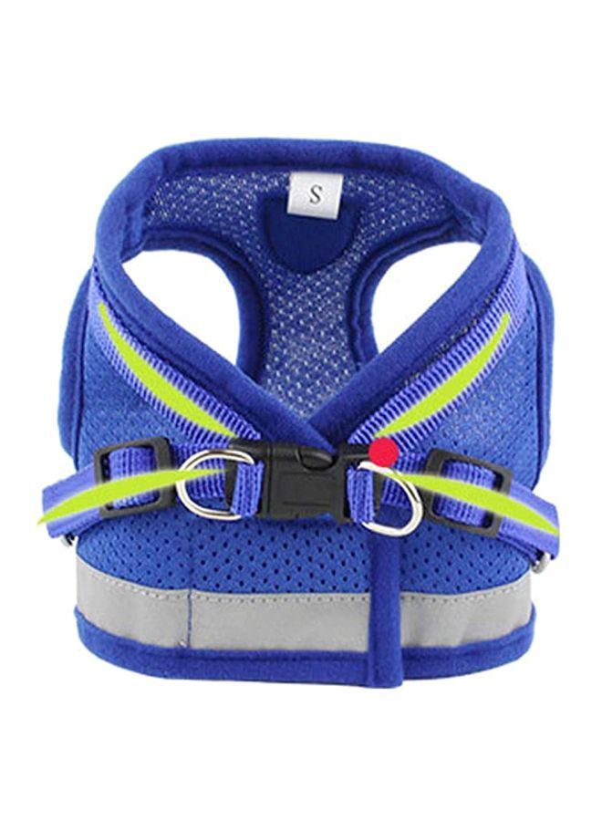 NIBEMINENT Reflective Design Pet Chest Vest Starp Blue Large - Image 2
