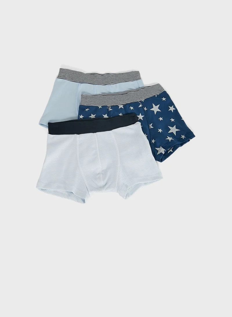 بيتي باتو Youth 3 Pack Assorted Boxers