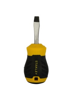 Stanley STANLEY STMT60825-8 6.5x38mm Cushion Grip Standard Screwdriver (Yellow and Silver)  - Image 2