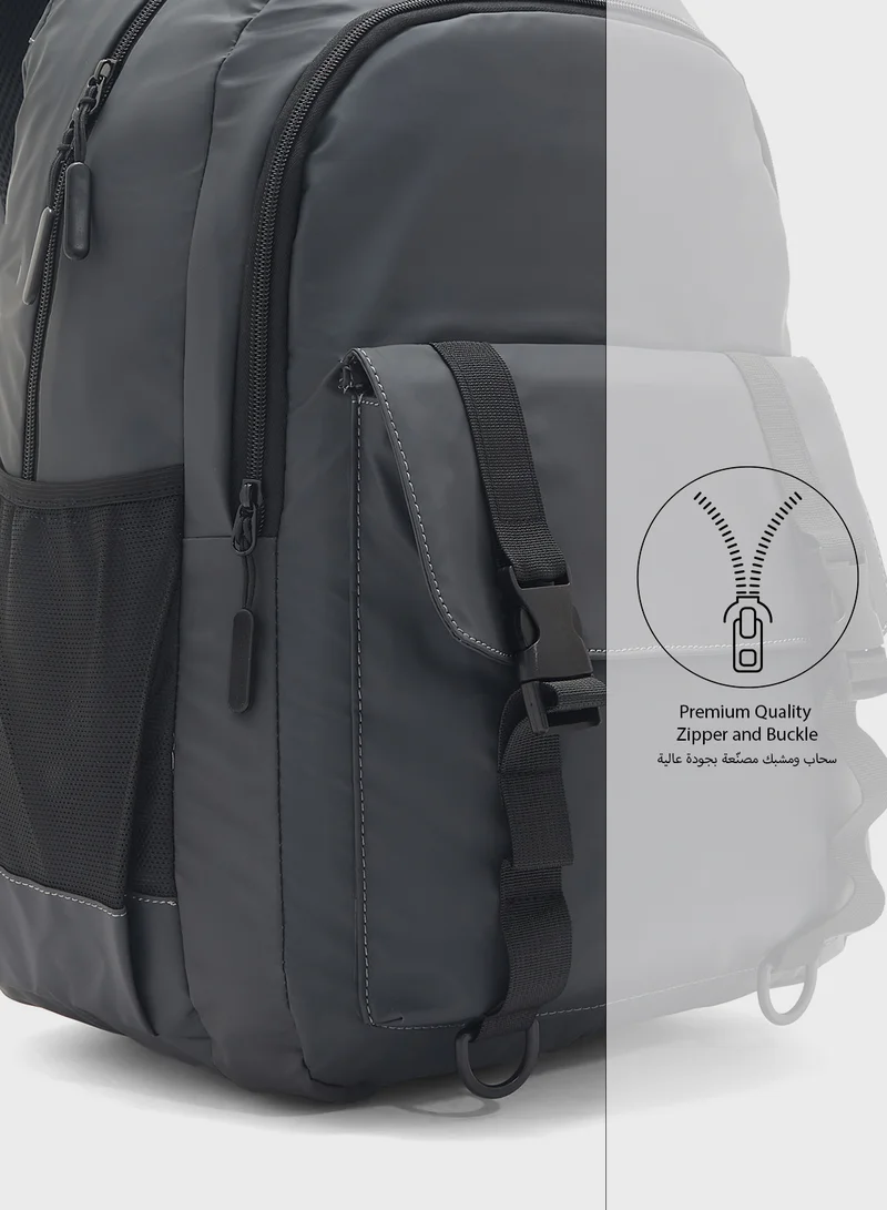 Seventy Five Multiple Compartment Padded Backpack