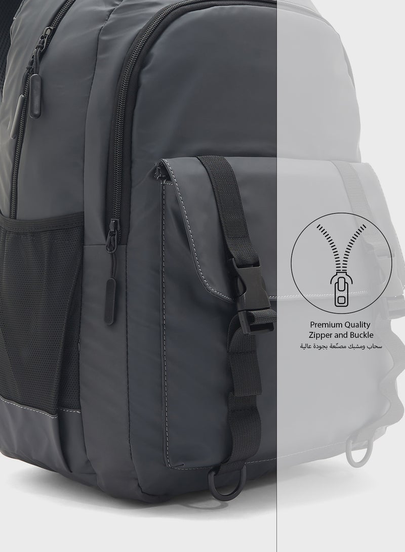 سفنتي فايف حقيبة ظهر مبطنة متعددة الجيوب - Image 4