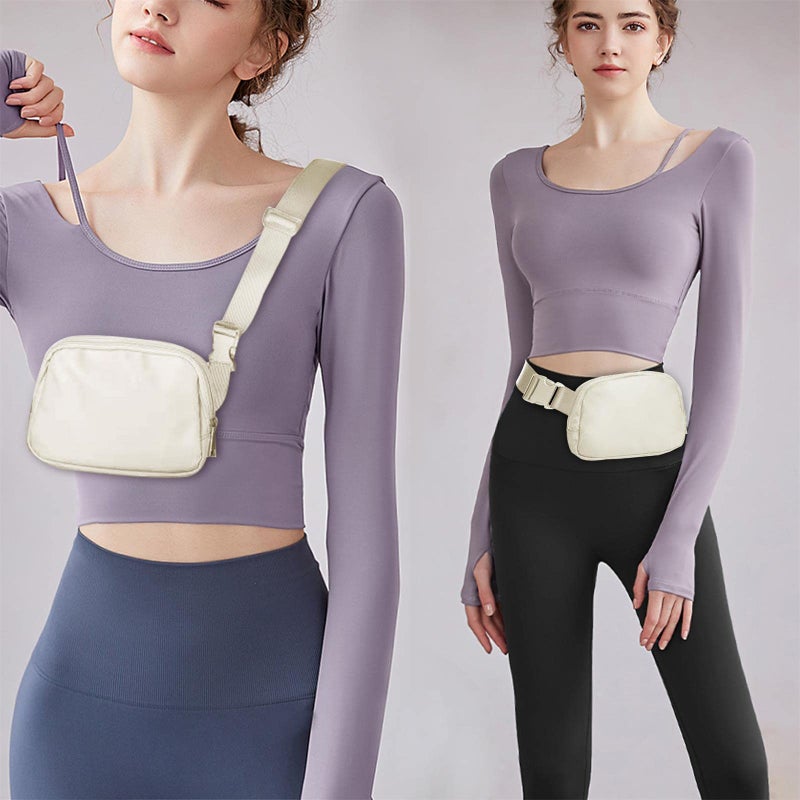 Amazerbst Belt Bag, Fanny Pack, Everywhere Belt Bag,40 Inch Adjustable Strap,for Women and Men,Waterproof - Image 4