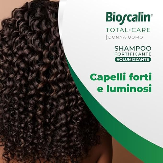 TOTALCARE STRENGTHENING AND VOLUMISING SHAMPOO, PROMOTES THE WELLBEING OF THE HAIR AND SCALP, FOR MEN AND WOMEN, FOR DAILY USE, 400 ML - Image 3