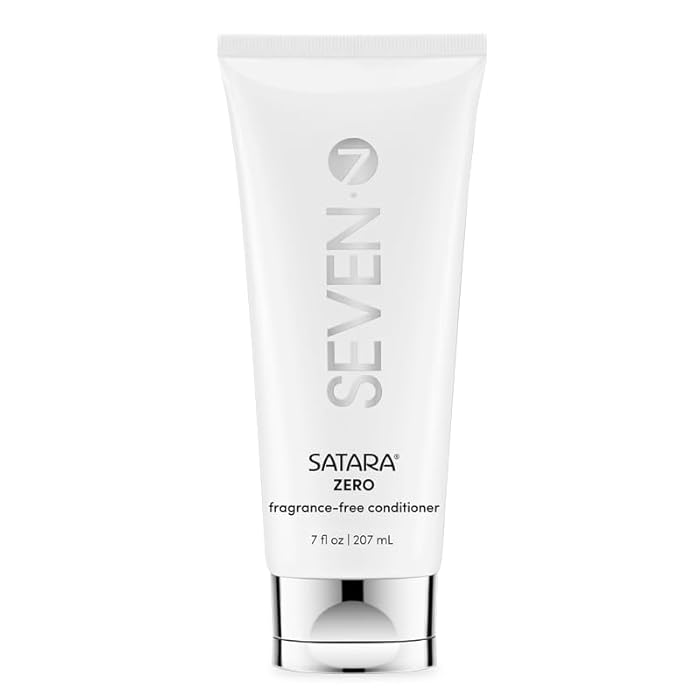 SEVEN Satara ZERO Fragrance Free Conditioner for Women & Men, Sulfate, Paraben + Cruelty Free, No Dye, Unscented Conditioner for Sensitive Scalp with Aloe Vera, Panthenol & Antioxidants