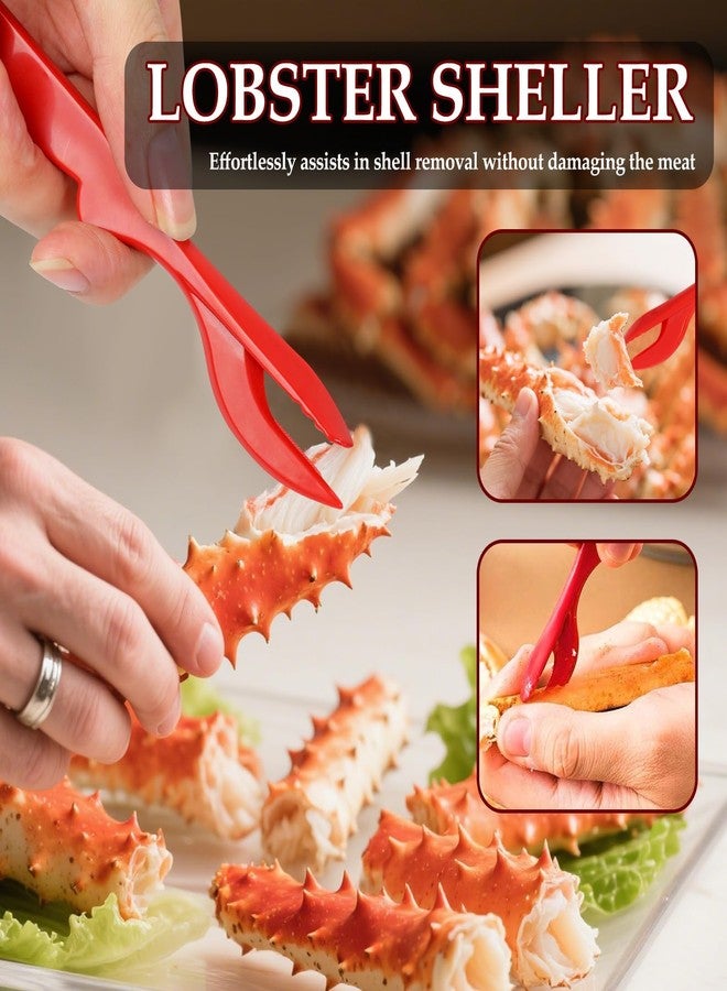 Indusoire 7 Pcs Crab Tool for Eating, Crab Crackers and Tools Set with Crab Leg Cracker Tool, Seafood Kit for Home, Restaurants, Picnics, Gifting - Image 3