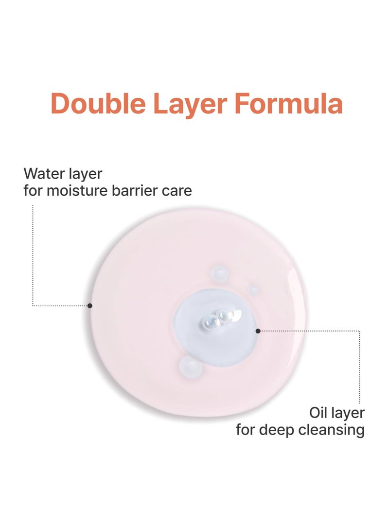 Dr.Bio Double Layering Cleansing Water 480g – Bi-Phase Makeup Remover with Probiotics & CICA – Vegan & Sensitive Skin Safe - Image 3