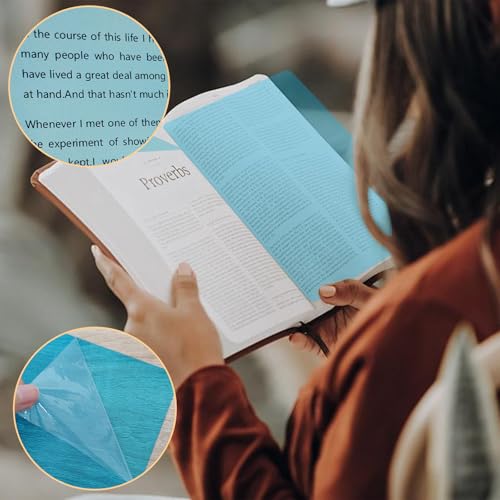 DOSAKEIKO 20 Pcs Guided Reading Strips Set Dyslexia Tools for Kids with 4 Sizes Reading Tracker Children's Reading Guide Strips Teacher Educational Classroom Supplies (Colour Sets) - Image 3