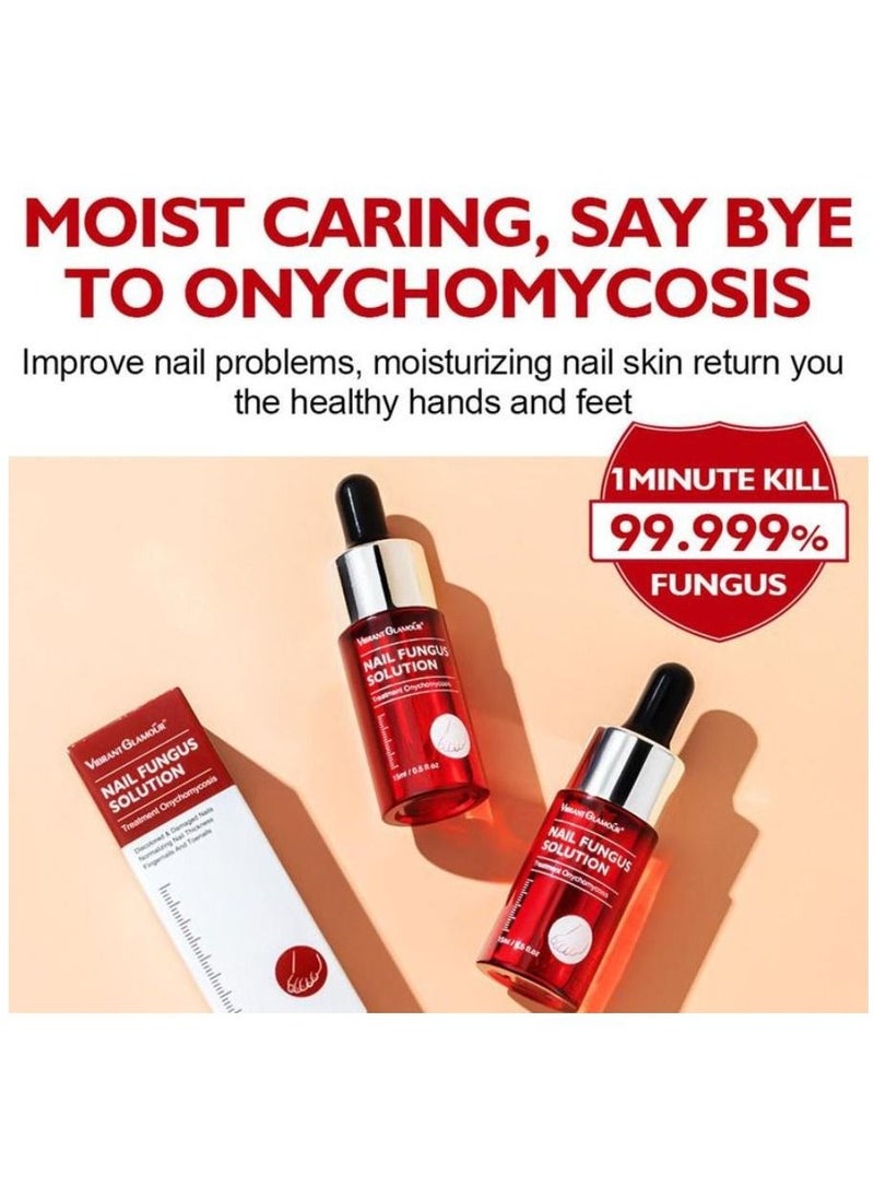 Vibrant Glamour - Professional Onychomycosis & Fungus Nail Treatment Solution - 15ml - Image 1