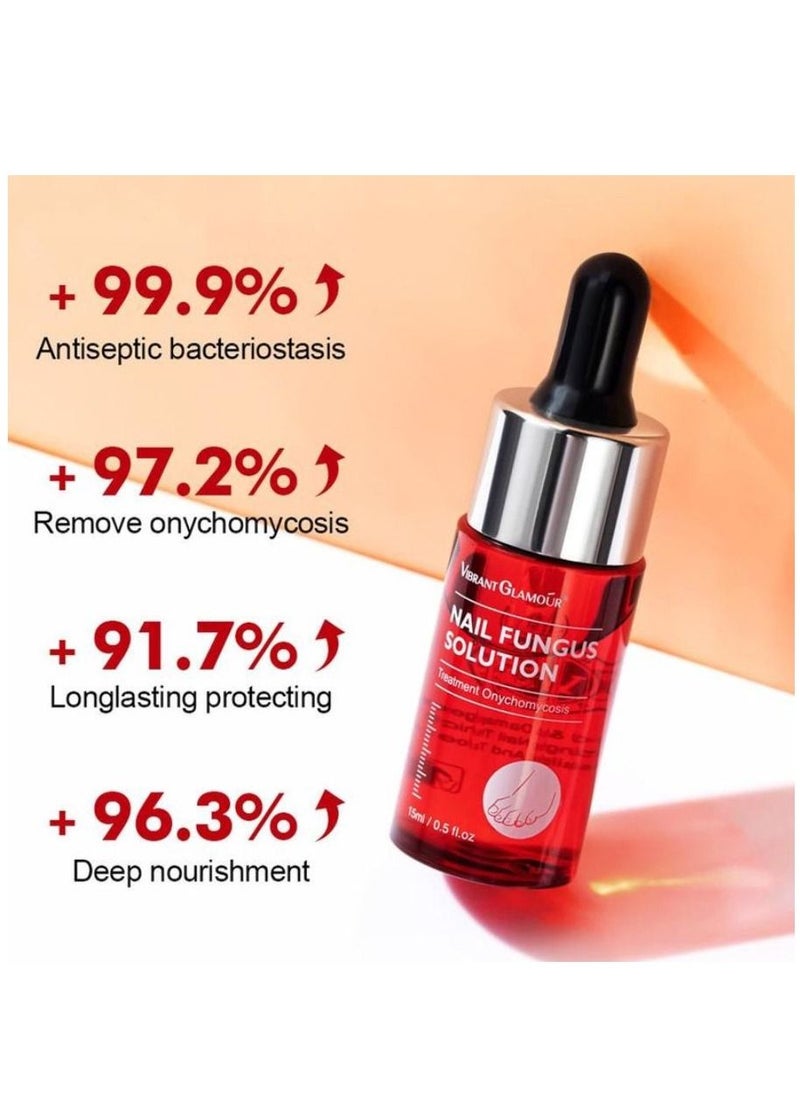 Vibrant Glamour - Professional Onychomycosis & Fungus Nail Treatment Solution - 15ml - Image 1