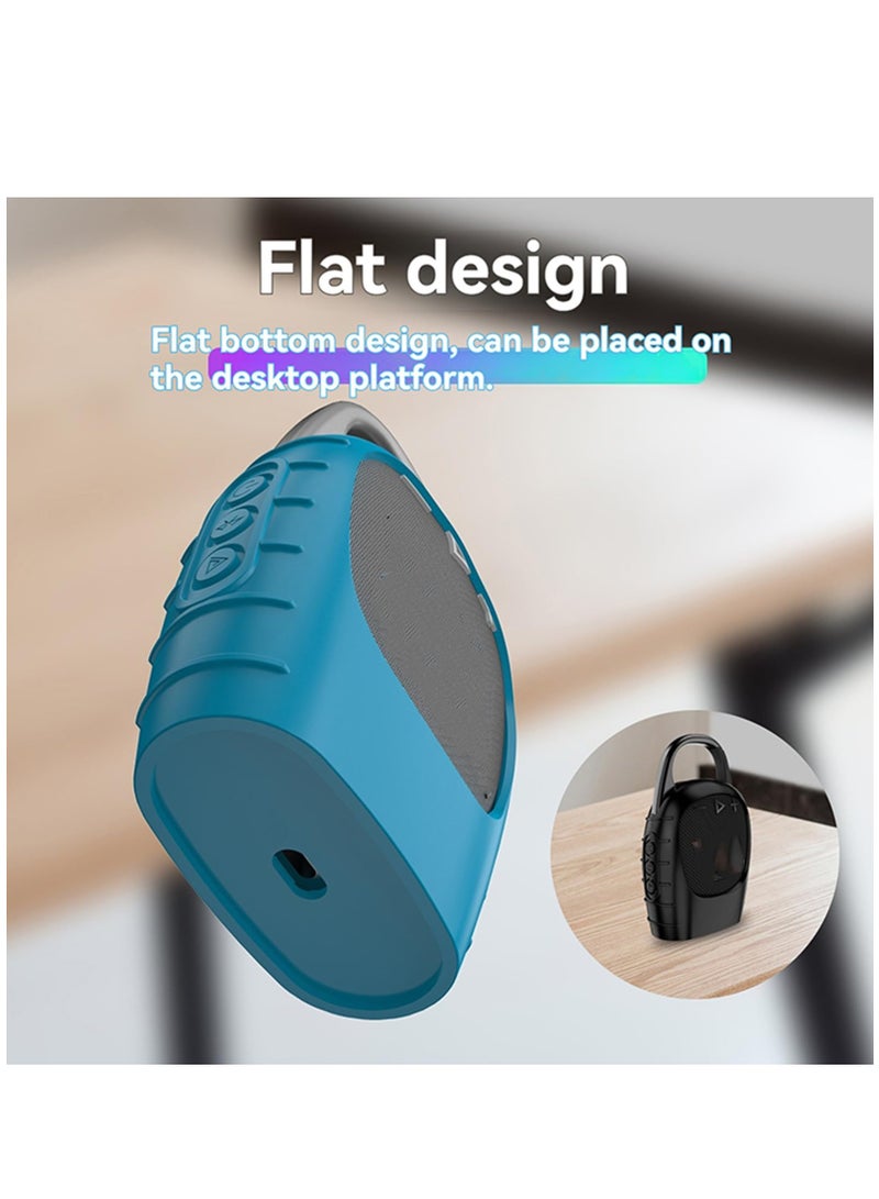 Silicone Protective Cover Case Compatible for JBL Clip 5 Portable Bluetooth Speaker Carrying Case Stand Up Holder Cover Pouch (White)  - Image 4