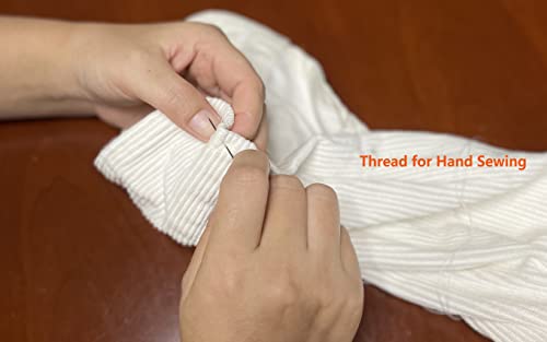 Simthread All Purpose Thread Polyester 400 Yards (2 White) - Image 5