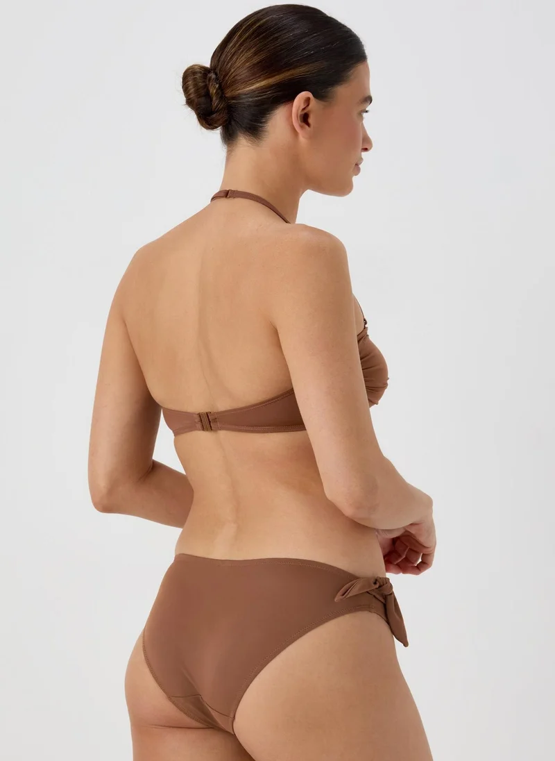 Matalan Mocha Twist Bikini Bottoms