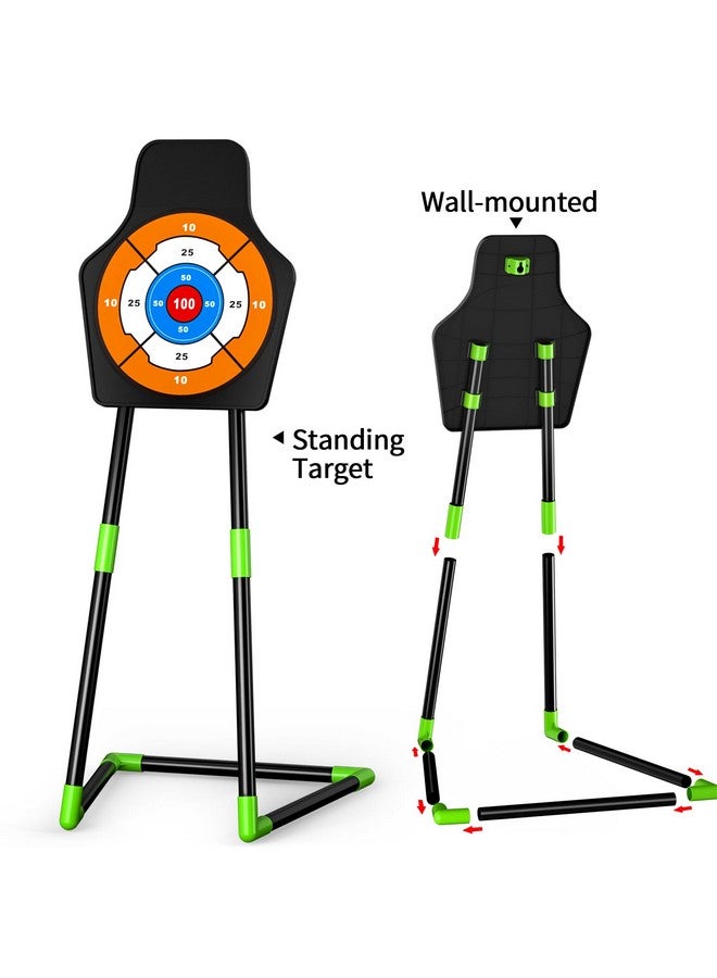 TEMI Bow and Arrow Set for Kids with LED Lights-Archery Set with 10 Suction Cup Arrows, Quivers & Standing Target, Outdoor Toys for Kids Boys & Girls Ages 3-12 Years Old - Image 4