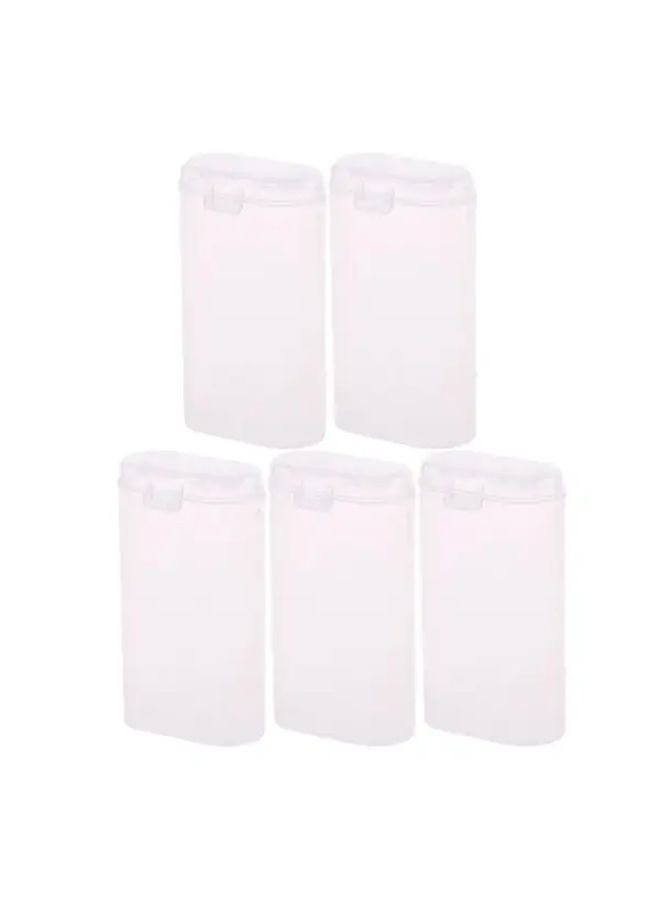 Clear Battery Storage Case Lightweight Durable PP Material Travel Camping Home Use - Image 1