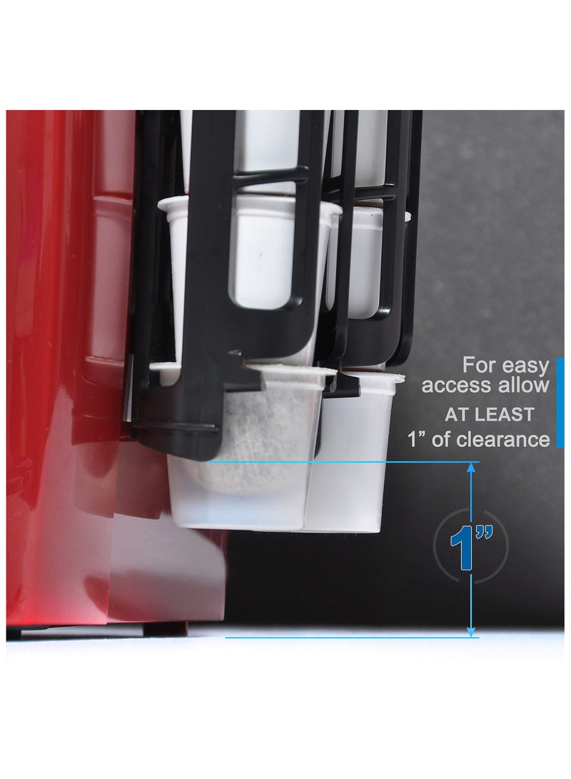 2 Pieces Coffee Pod Holder Side Mount K Cup Pods Dispenser compatible with Keurig Coffee Makers, Perfect for Small Counters - Image 5