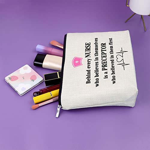 Sazuwu Nurse Gifts for Women Makeup Bag Nurse Week Appreciation Gifts Nurse Practitioner Gifts Cosmetic Bag Best Nurse Practitioner Ever Gifts Graduation Retirement Birthday Gifts Travel Pouch - Image 5