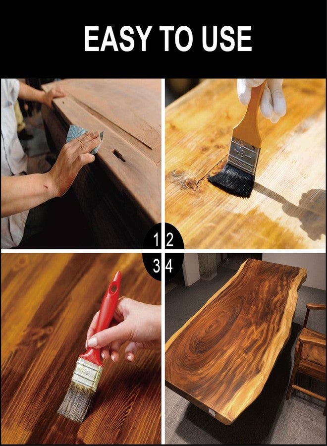 Godora 2 Pcs 32 oz Pure Tung Oil for Wood Finishing, Wood Sealer for Indoor & Outdoor Favored by Craftsmen, Waterproof Tung Oil for Wood Products, Food Safety Tung Oil for Furniture & Floor - Image 2