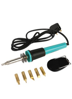 RACO RACO Soldering Iron Set 30W Wood Burning Pen Set Soldering Iron Tool Set Woodburning Solder Pen With 5 Tips for DIY  - Image 1