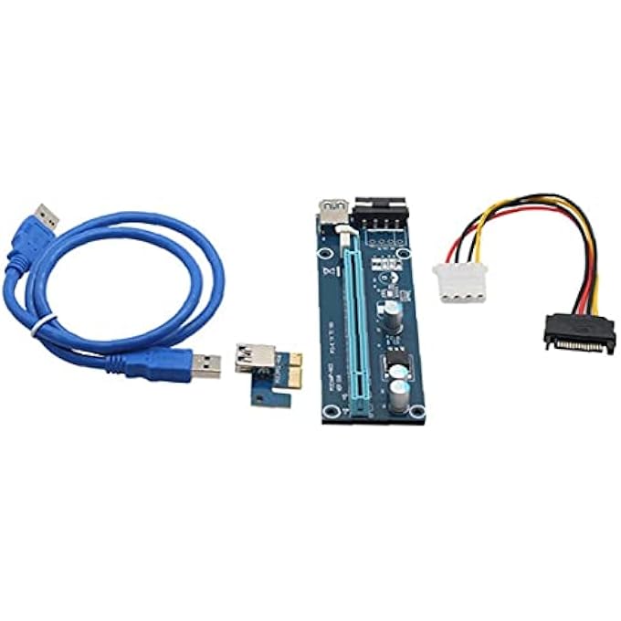 rayihni PCI-E 1X TO 16X PCI EXPRESS 1X TO 16X PCI-E 1X TO 16X GRAPHICS EXTENSION PCI-E POWERED RISER ADAPTER CARD PCI EXPRESS POWERED RISER PCI EXPRESS 1X TO 16X POWERED RISER ADAPTER CARD PCI-E GRAPHICS - Image 3