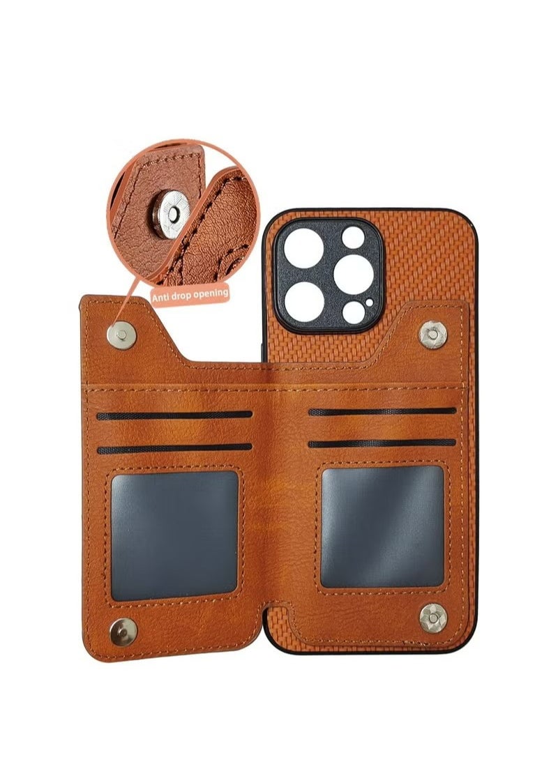 X-level iPhone 15 Pro Max/iPhone 15 Ultra Wallet Case Cover With 【RFID Blocking】Wallet Zipper Credit Card Phone Holder With Flip Camera Len Protector PU Leather Back Anti-Scratch Shockproof Cover  - Image 4
