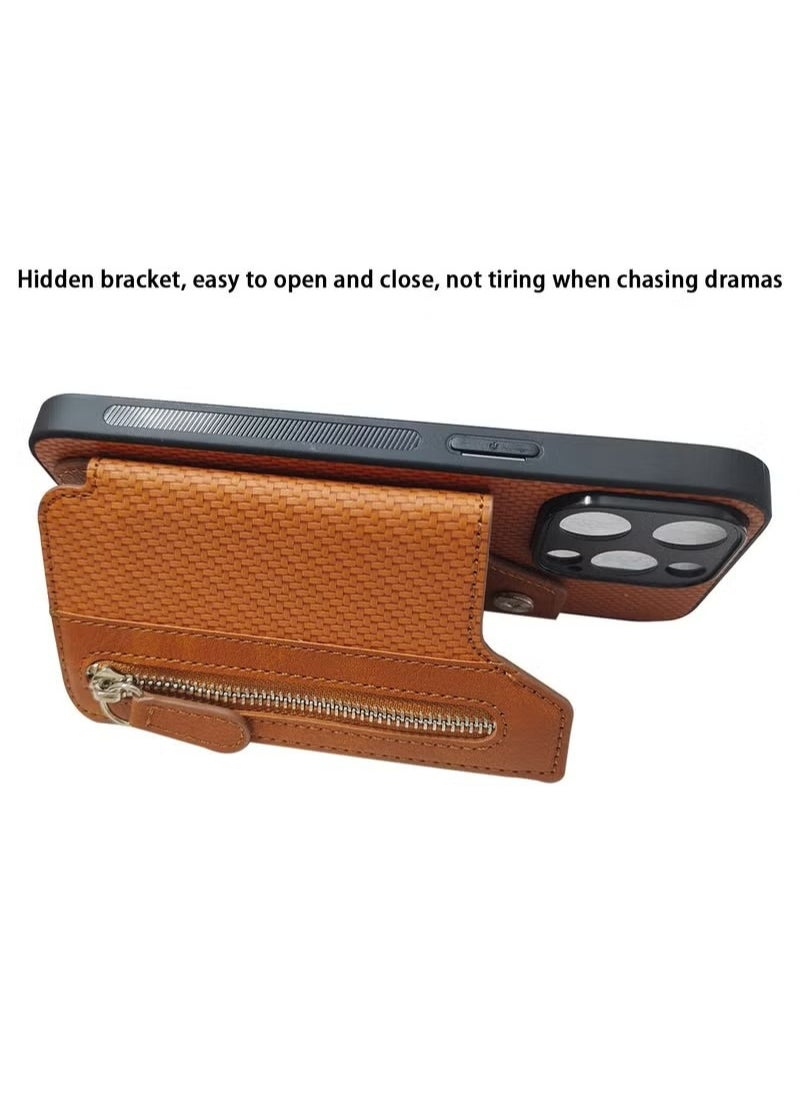 X-level iPhone 15 Pro Max/iPhone 15 Ultra Wallet Case Cover With 【RFID Blocking】Wallet Zipper Credit Card Phone Holder With Flip Camera Len Protector PU Leather Back Anti-Scratch Shockproof Cover  - Image 5