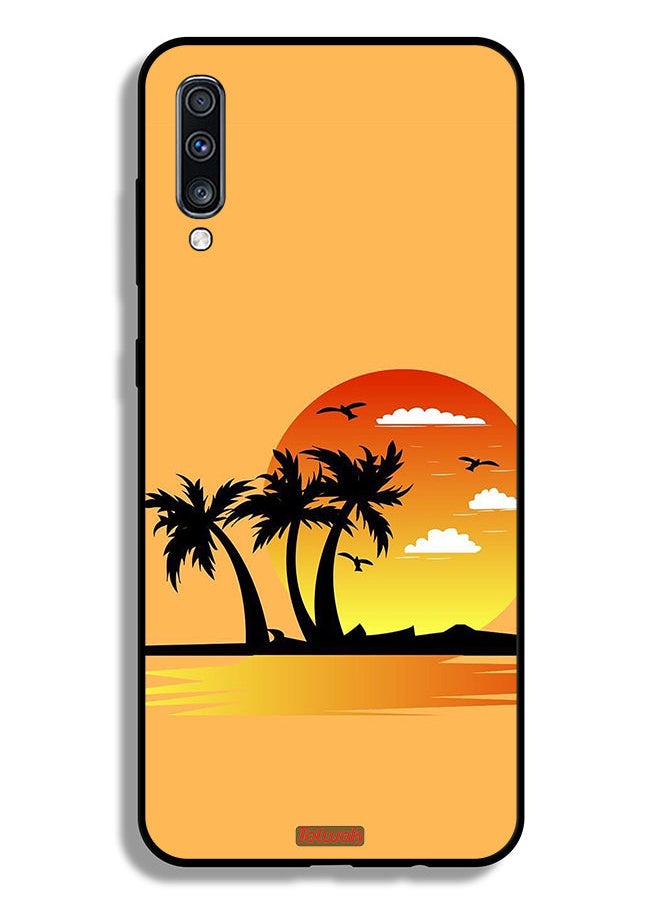 Tolwak غطاء حماية لهاتف Samsung Galaxy A70 برسومات تصميم تجريدي  - Image 1