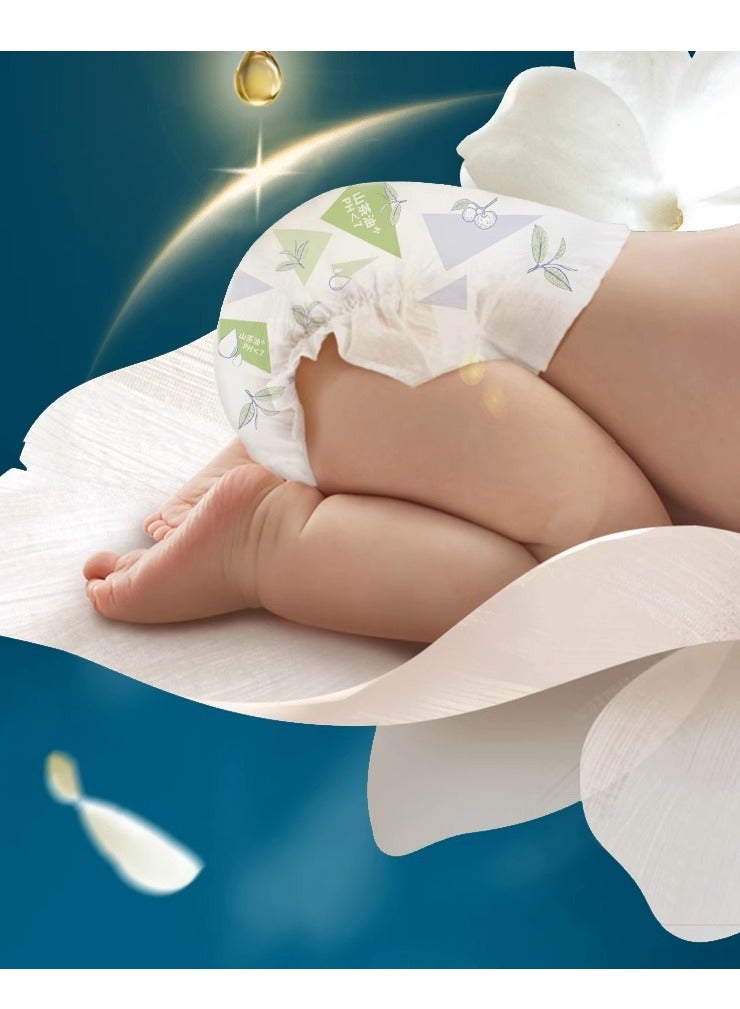 Diaper Rash Leak Protection Baby Pants Diaper Size 3 7-9.5 kg With Camellia Oil  - Image 1