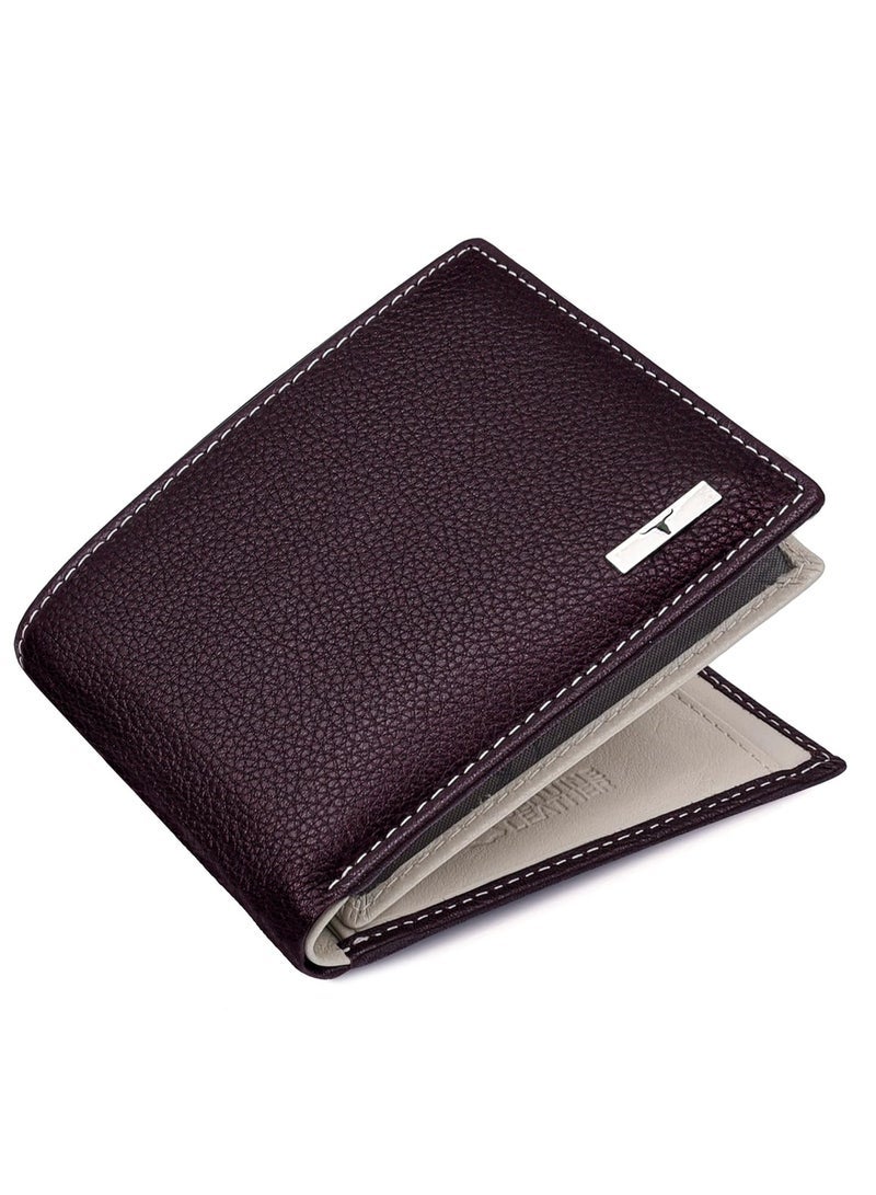 URBAN FOREST Kyle Brown/Sand Leather Wallet for Men - Image 1