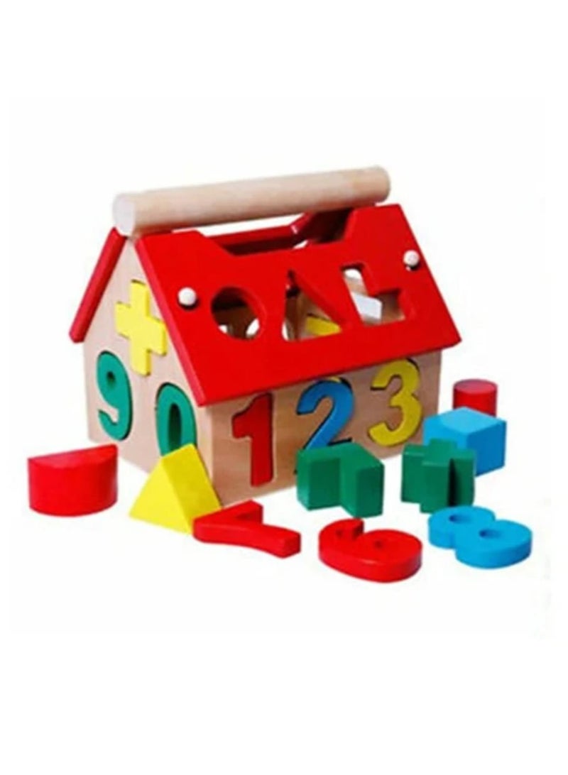 MARAH TOYS Features a unique educational development figure and wooden learning toys for children 13.5x11.5x11cm - Image 1