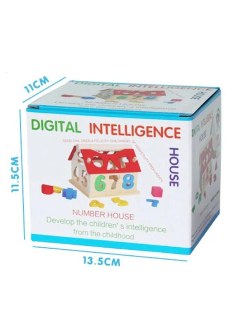 MARAH TOYS Features a unique educational development figure and wooden learning toys for children 13.5x11.5x11cm - Image 2