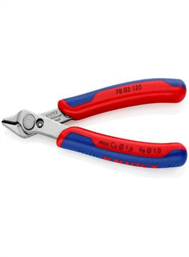 كنيبيكس أدوات KNIPEX - مقص إلكترونيات فائق، فولاذ مقاوم للصدأ، متعدد المكونات (7803125)، 5 بوصات - Image 2