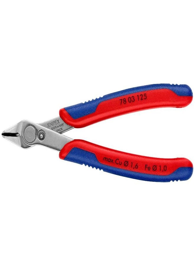 كنيبيكس أدوات KNIPEX - مقص إلكترونيات فائق، فولاذ مقاوم للصدأ، متعدد المكونات (7803125)، 5 بوصات - Image 1