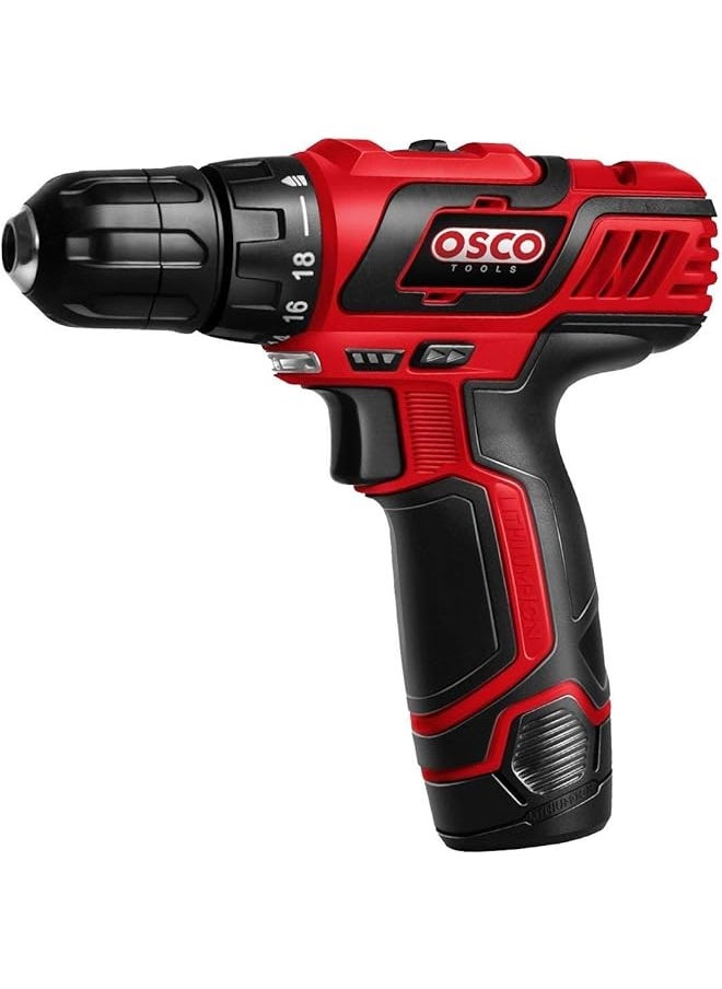 OSCO Li Ion Cordless Drill 1.3Ah Li Ion Battery 12 Volt  - Image 1