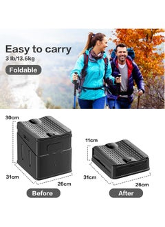 Yoawllty Portable Toilet with Lid for Camping, Folding Emergency Toilet for Adults Children, Compact Portable Potty for Camping Accessories, Cars, Hiking, Beaches  - Image 5