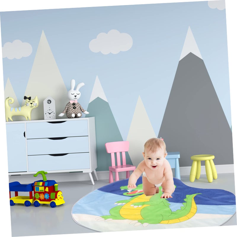 Kids Waterproof Non Slip Play Mat 1 5x1 5m Cartoon Floor Protector For Nursery Playroom - Image 3