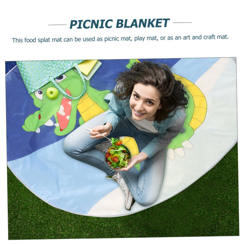 Kids Waterproof Non Slip Play Mat 1 5x1 5m Cartoon Floor Protector For Nursery Playroom - Image 5