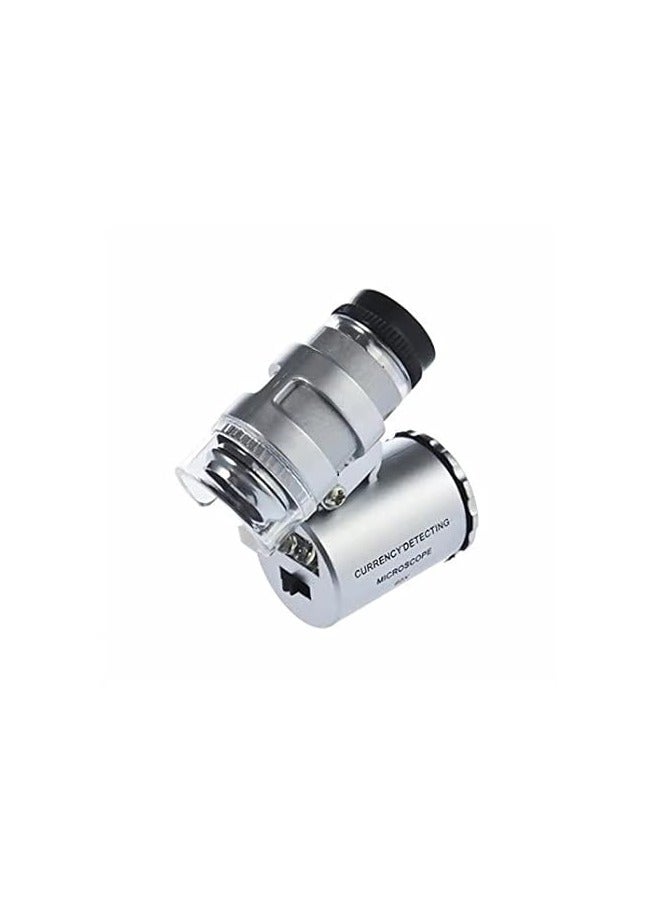 جوليتون® مجهر صغير للجيب 60x مكبر محمول باليد مصباح LED للمجوهرات - Image 2