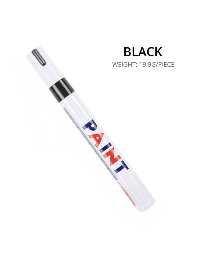 Generic Car Paint Marker Pen, Waterproof Cars Wheel Tire Oily Mark Pen, Quick Dry Auto Rubber Tyre Paint Pen, Metal Permanent Paint Marker For Car Body Tyres Metal Rubber, (1pc, Black)  - Image 1