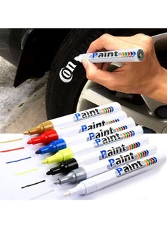 Generic Car Paint Marker Pen, Waterproof Cars Wheel Tire Oily Mark Pen, Quick Dry Auto Rubber Tyre Paint Pen, Metal Permanent Paint Marker For Car Body Tyres Metal Rubber, (1pc, Black)  - Image 3