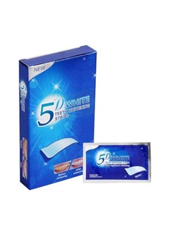 5D 5D White Teeth Whitening Strips Advanced Fast Effective 3 Days Significant Whitening Portable Comfortable Easy to Use 7Pcs/Pack  - Image 2
