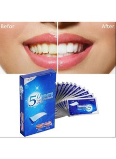 5D 5D White Teeth Whitening Strips Advanced Fast Effective 3 Days Significant Whitening Portable Comfortable Easy to Use 7Pcs/Pack  - Image 4