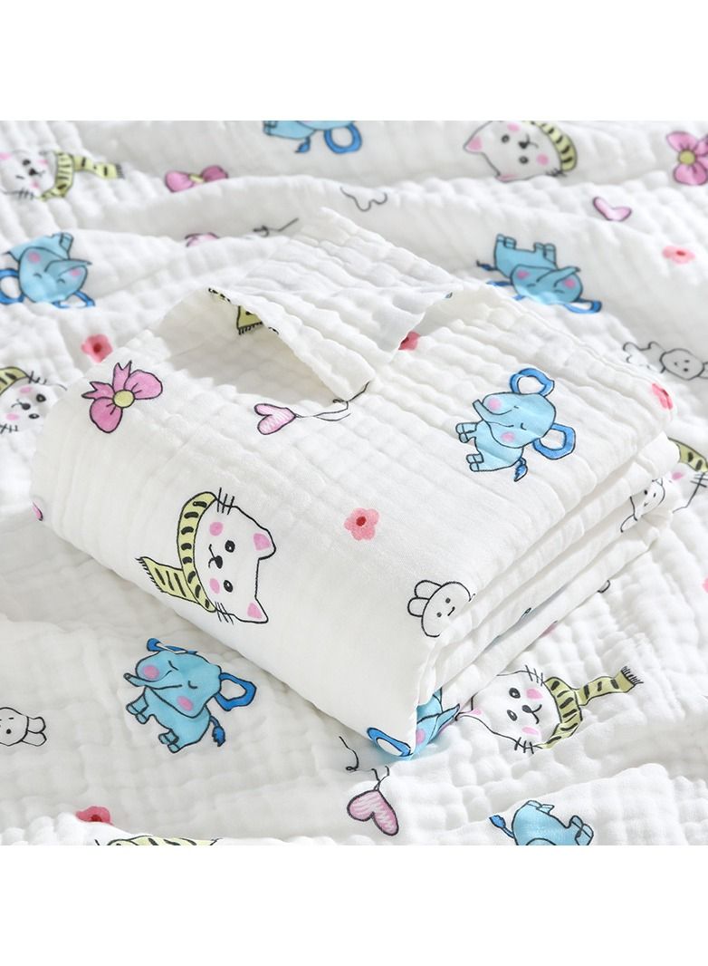 Pure Cotton Cartoon Printed Bath Towels