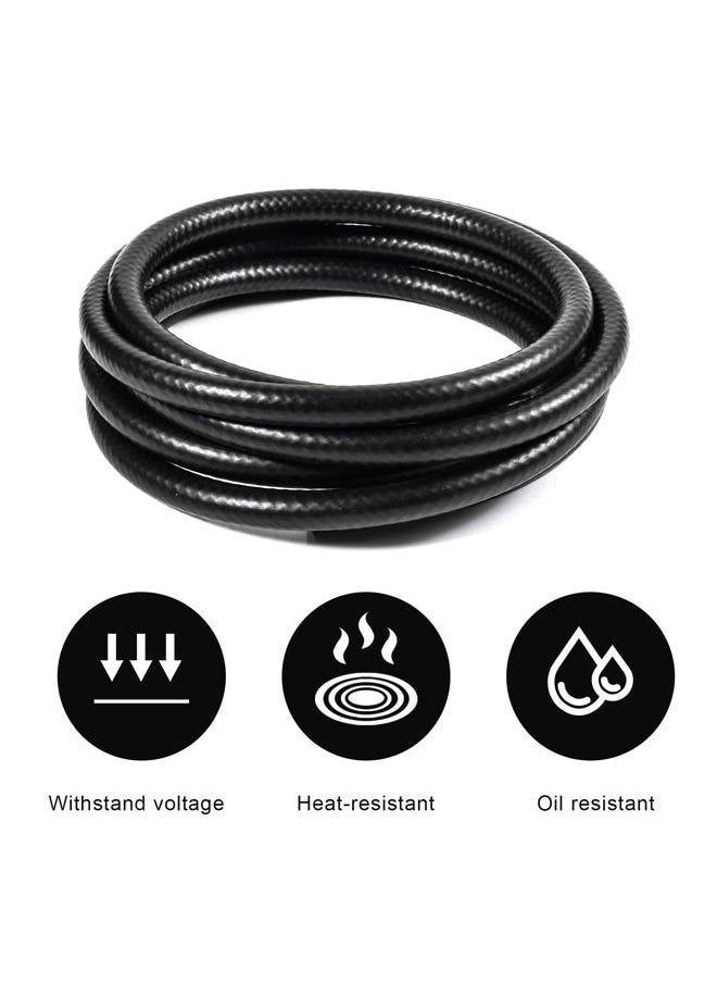 SAVITA 9.8ft 5/32inch ID Fuel Line, Rubber, Black, 1 Roll, Automotive Fuel Hoses, Fuel Line, HARDWARE TUBING, 4mm ID, 10.9mm OD, 2.95mm Wall Thickness, Nitrile Rubber, Black, 9.8ft Length  - Image 5