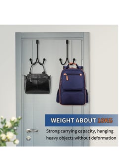 Y&D Over Door Hanger Hook Coat Towel Stainless Steel Vintage Hooks Hanging Storage Rack for Hat Bag Jacket Cabinet Clothes, and Decoration Wreath  - Image 5
