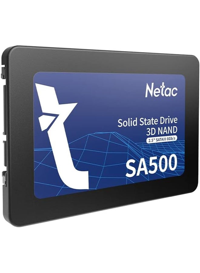 Netac 512GB SA500 SSD, 2.5", SATA3, 3D QLC NAND, R/W 520/450 MB/s, 7mm 512 GB - Image 2
