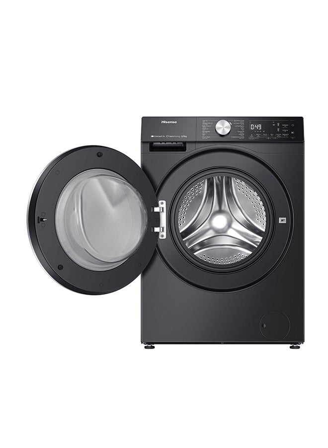Hisense Front Load Washer And Dryer Combo Inverter Auto Dosing WIFI Premium 12 kg WD5S1245BB6 Black - Image 2