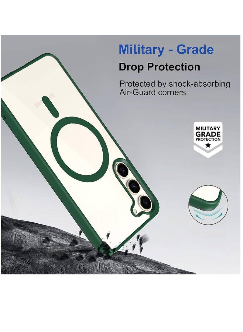 Olliwon Back Case Cover For Samsung Galaxy S23 Plus 5G | Compatible For Samsung Galaxy S23 Plus 5G Back Case Cover | Scratch-Resistant Back Case Cover | Green - Image 2