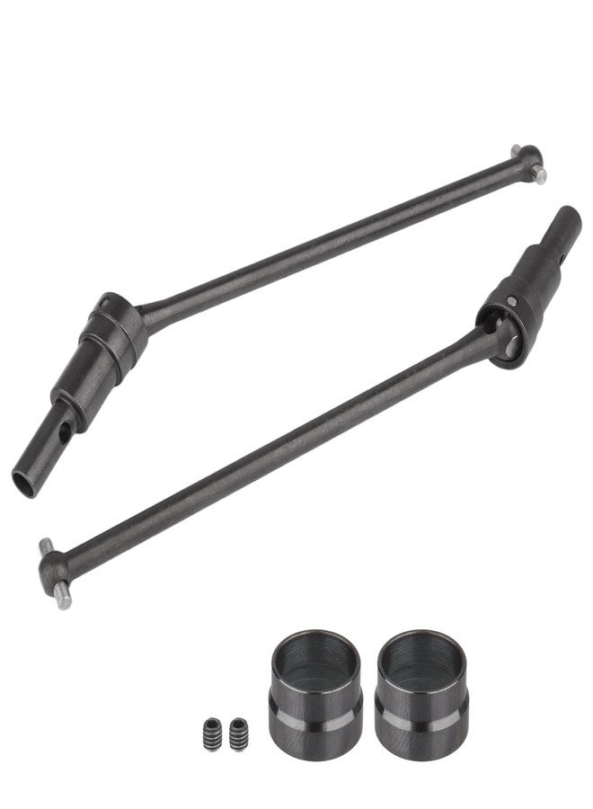 HobbyPark Metal Steel Drive Shafts Heavy-Duty CVD Driveshaft for for JLB Racing Cheetah RC Truck Accessories Set, Front or Rear Shaft 11101 21101 J3 Speed Axle Replacement Parts of EA1061 (Black-2pcs) - Image 4
