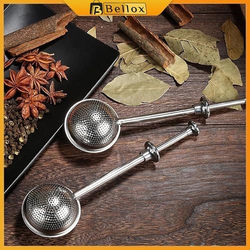 BELLOX ENTERPRISE Bellox Twisting Tea Infuser - Stainless Steel Loose Leaf Green Tea Filter - Image 2